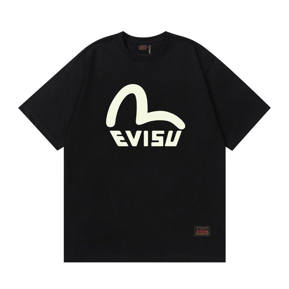 New Seagull Letter Print Short-Sleeve Casual Loose T-Shirt for Couples